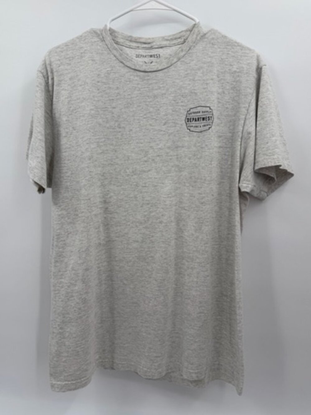 Departwest Men's Short Sleeve T-Shirt Hiking Gorpcore Outdoor Wear Large